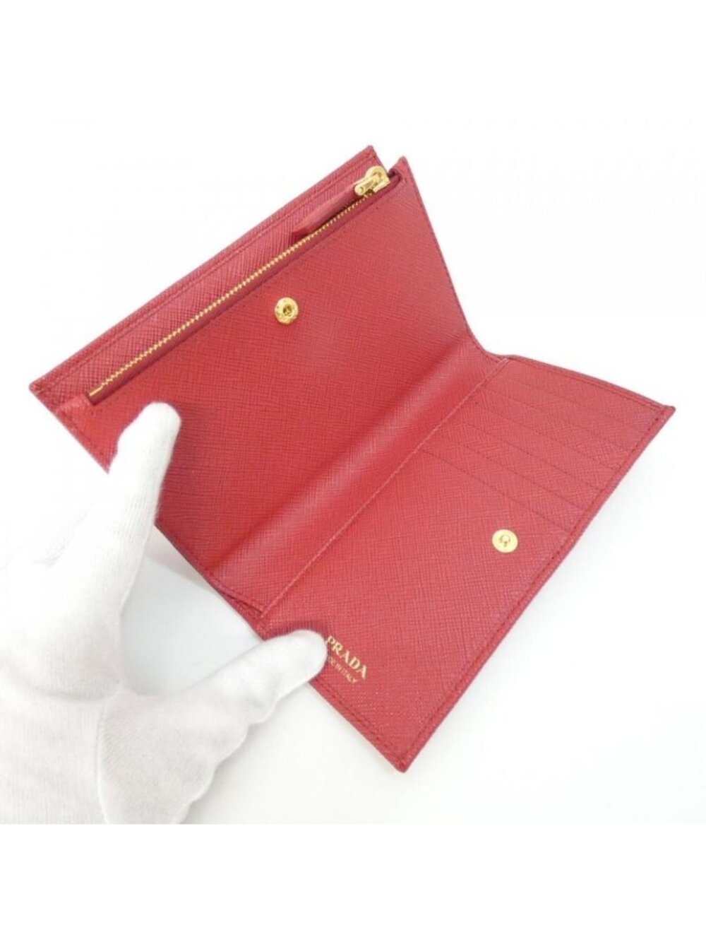 Prada Wallet Wallets Gold - Picture 5 of 6